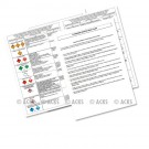 Consignes de sécurité nouvelle norme - 4 pages - Papier indéchirable